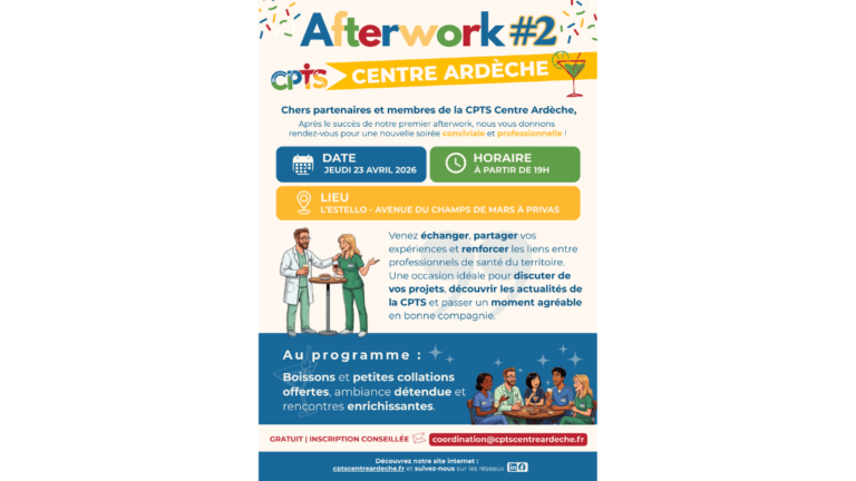 AFTERWORK N° 2 – Moment convivial