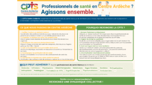 Rejoignez la CPTS Centre Ardèche